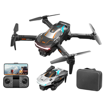 A88 Drone 6K HD Triple-Camera, Foldable Design, 50x Zoom, 28-Min Flight Time, Waypoint Mode